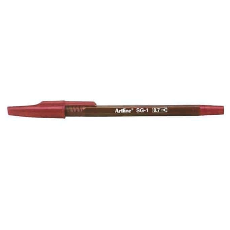 Ball Pen Needle Tip 0.7mm Red Artline Ref EGB SG1